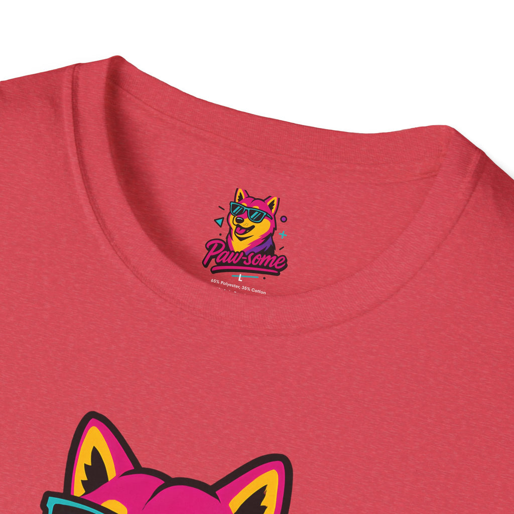 Paw-some Neon Dog T-Shirt