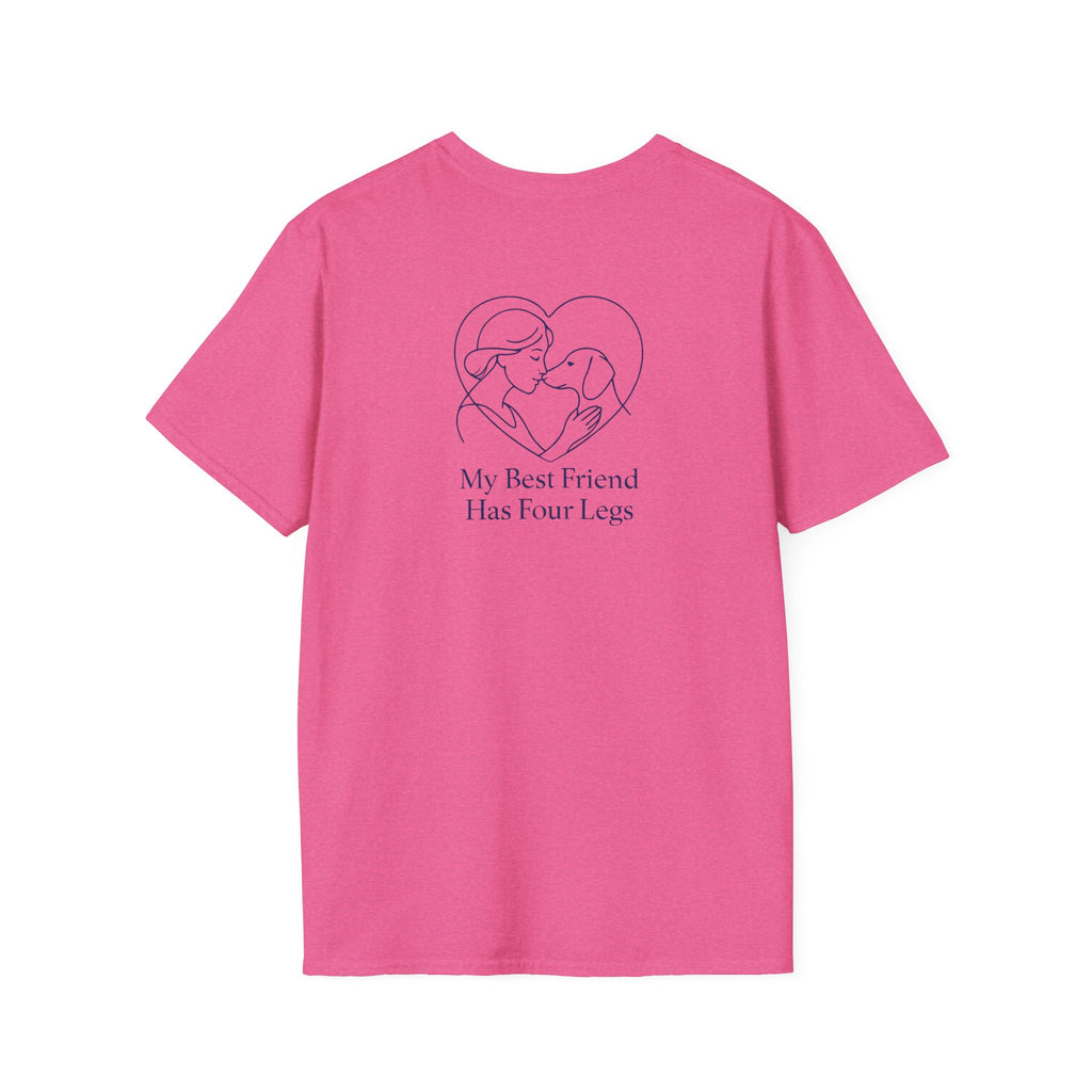 Dog and Woman Heart T-Shirt