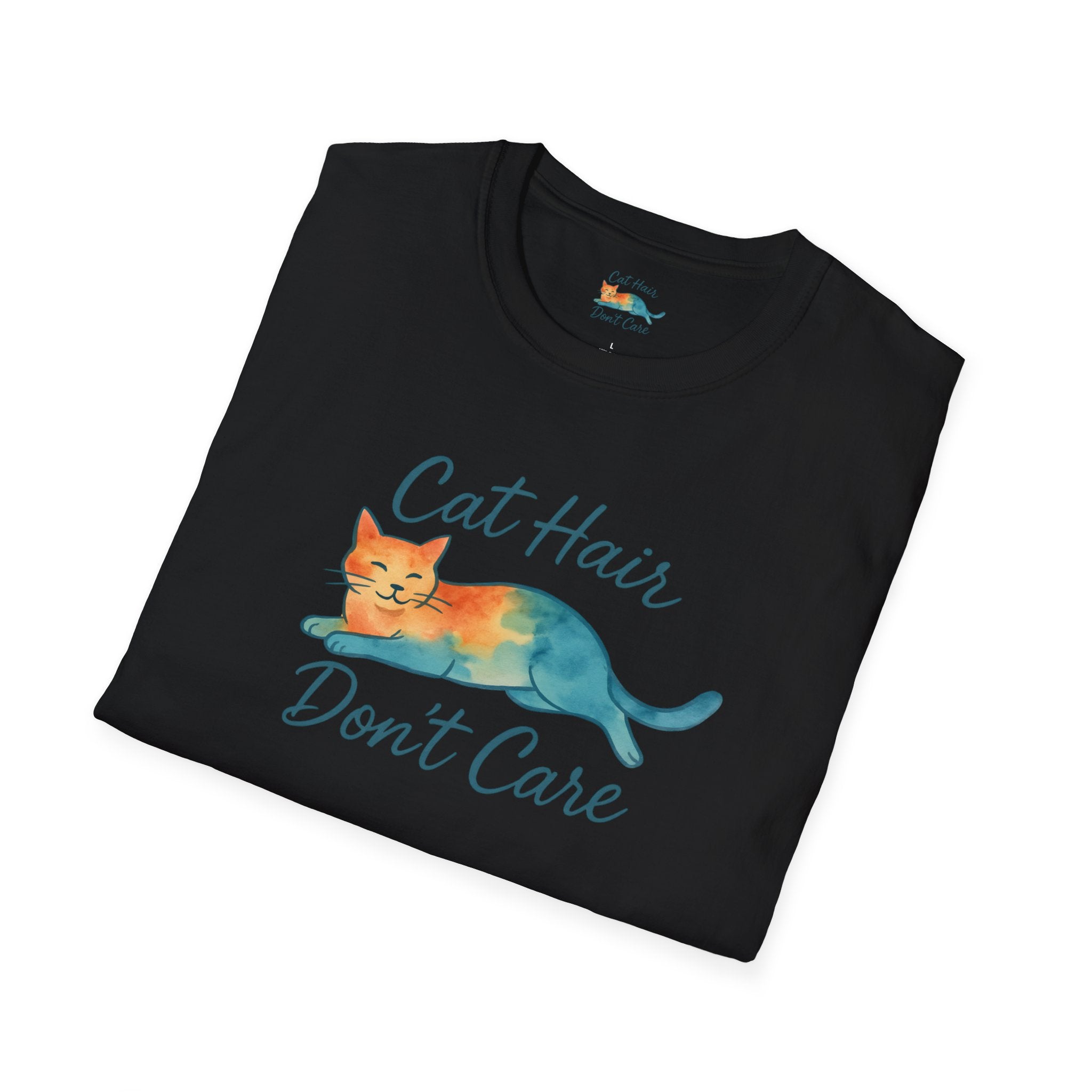 Cat Hair Don't Care T-Shirt