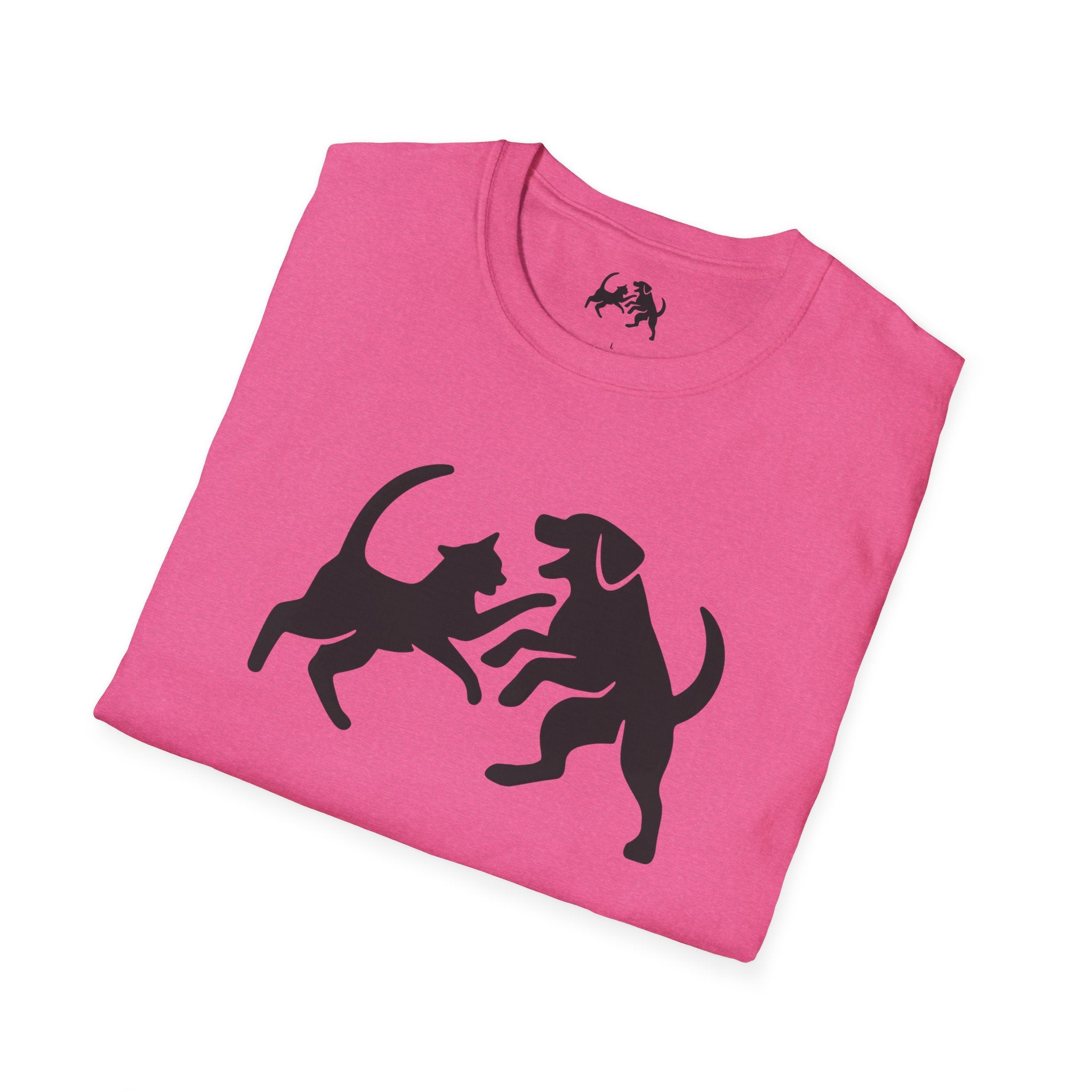 Cat and dog fight T-Shirt