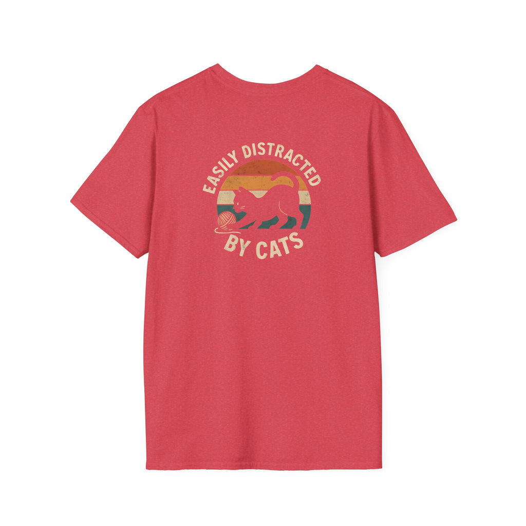 Easily Distracted by Cats T-Shirt