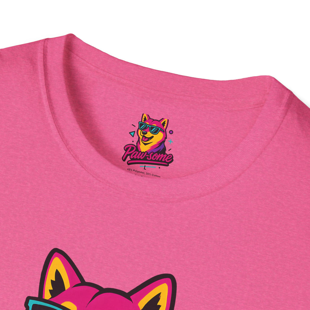 Paw-some Neon Dog T-Shirt