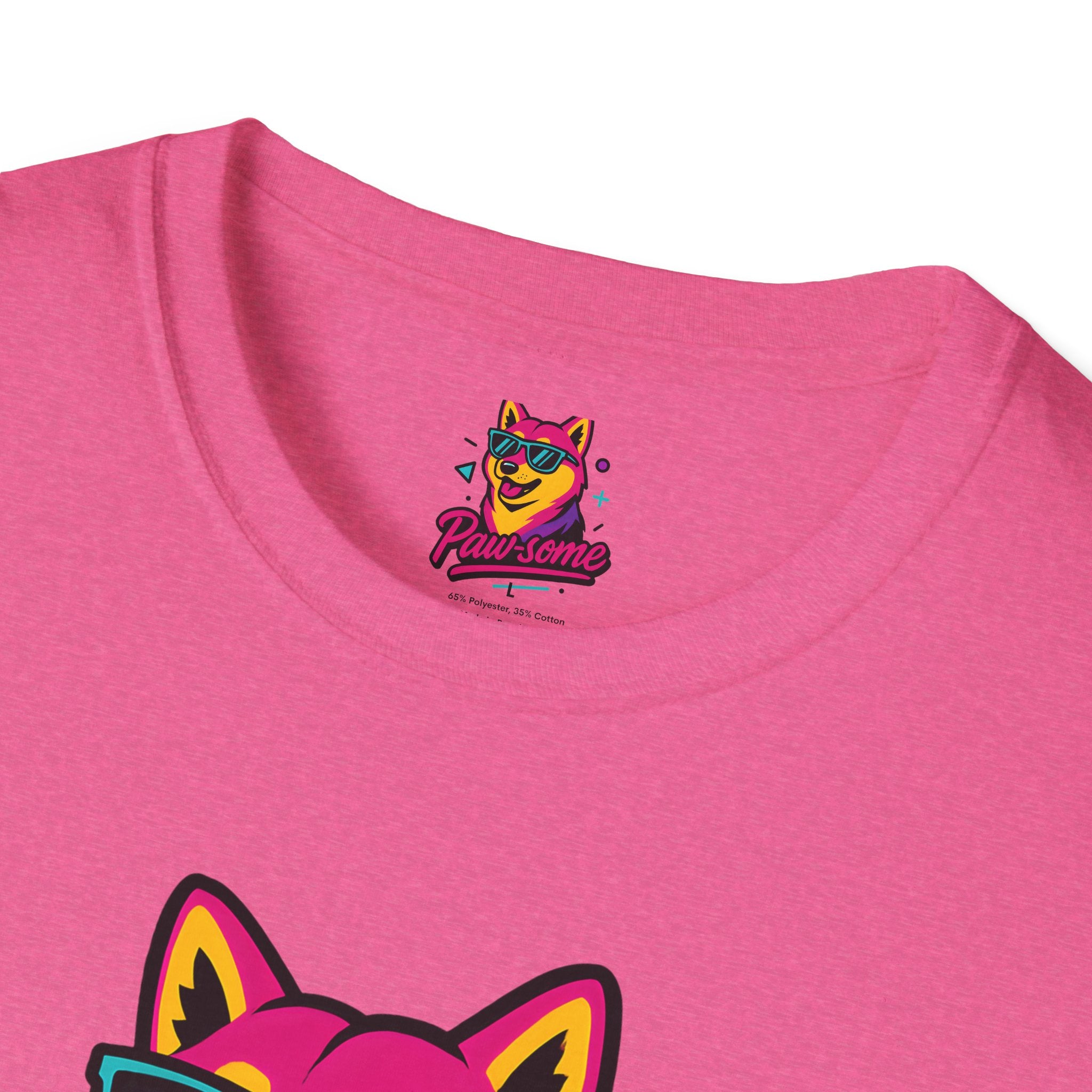 Paw-some Neon Dog T-Shirt