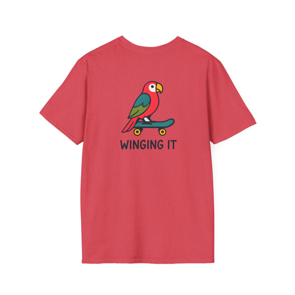 Parrot on skateboard T-Shirt