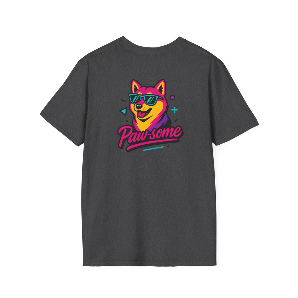 Paw-some Neon Dog T-Shirt