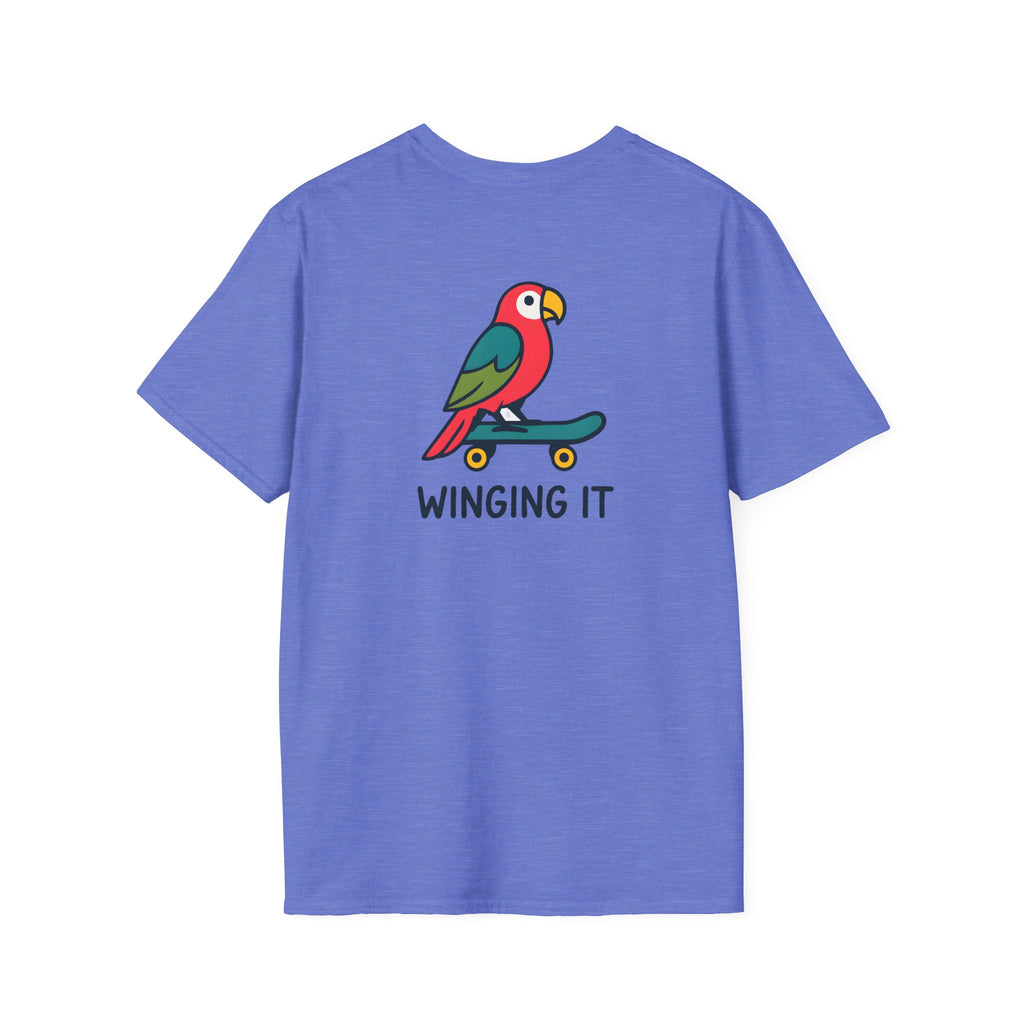 Parrot on skateboard T-Shirt