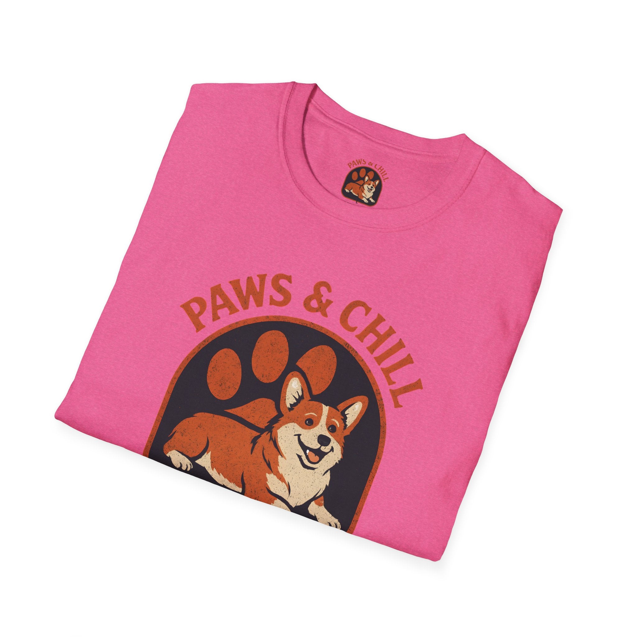 Corgi Paw Print T-Shirt