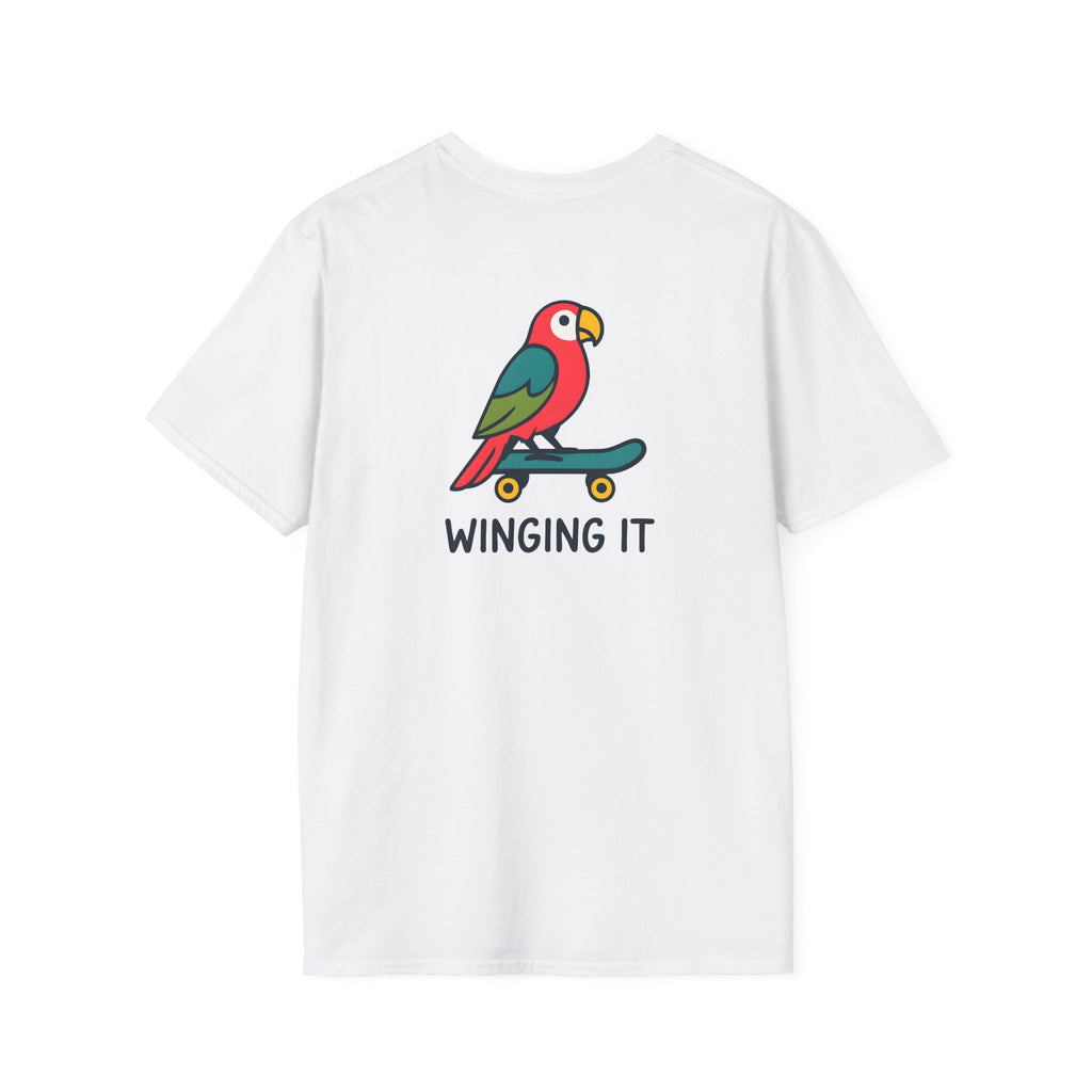 Parrot on skateboard T-Shirt