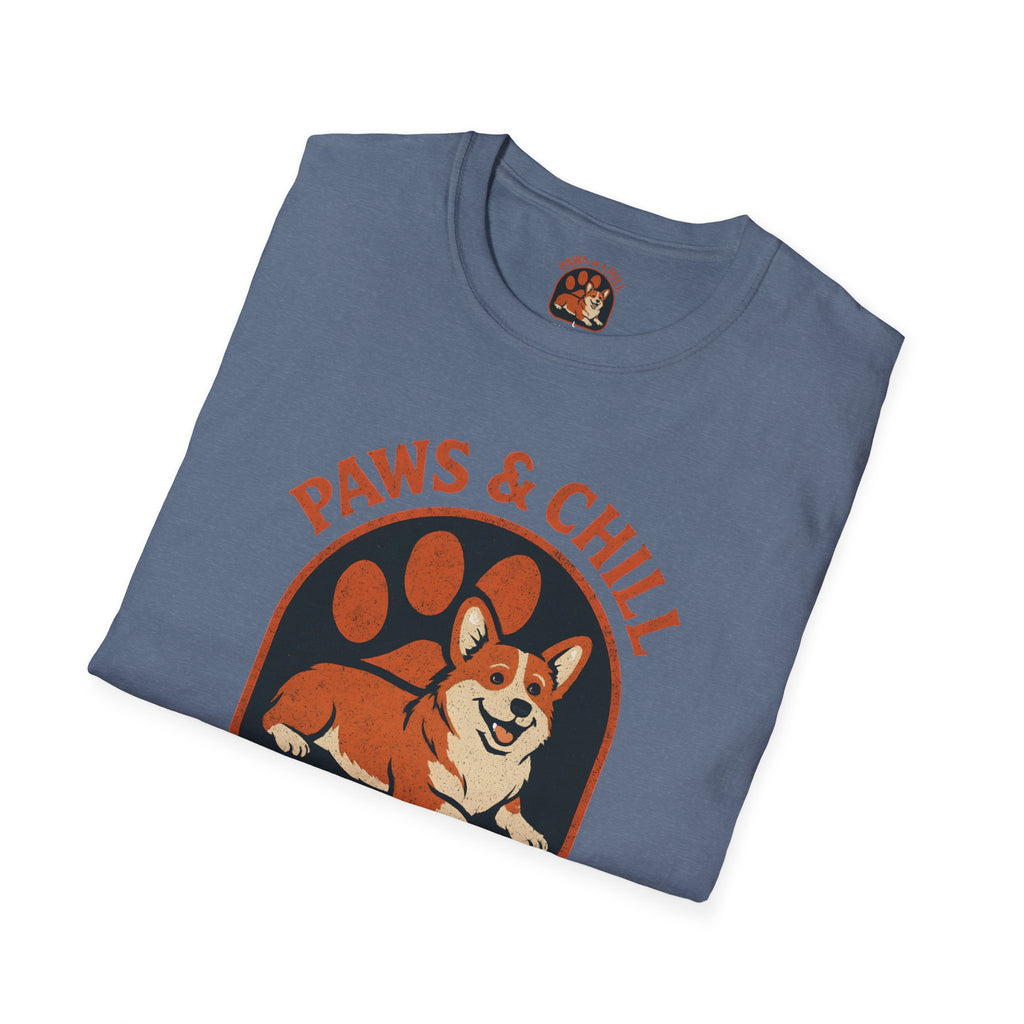 Corgi Paw Print T-Shirt