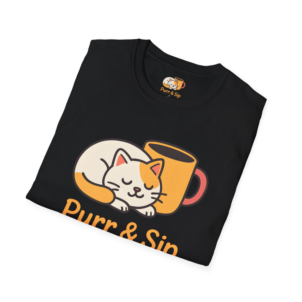 Purr and Sip Logo T-Shirt