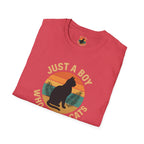 Boy Who Loves Cats T-Shirt