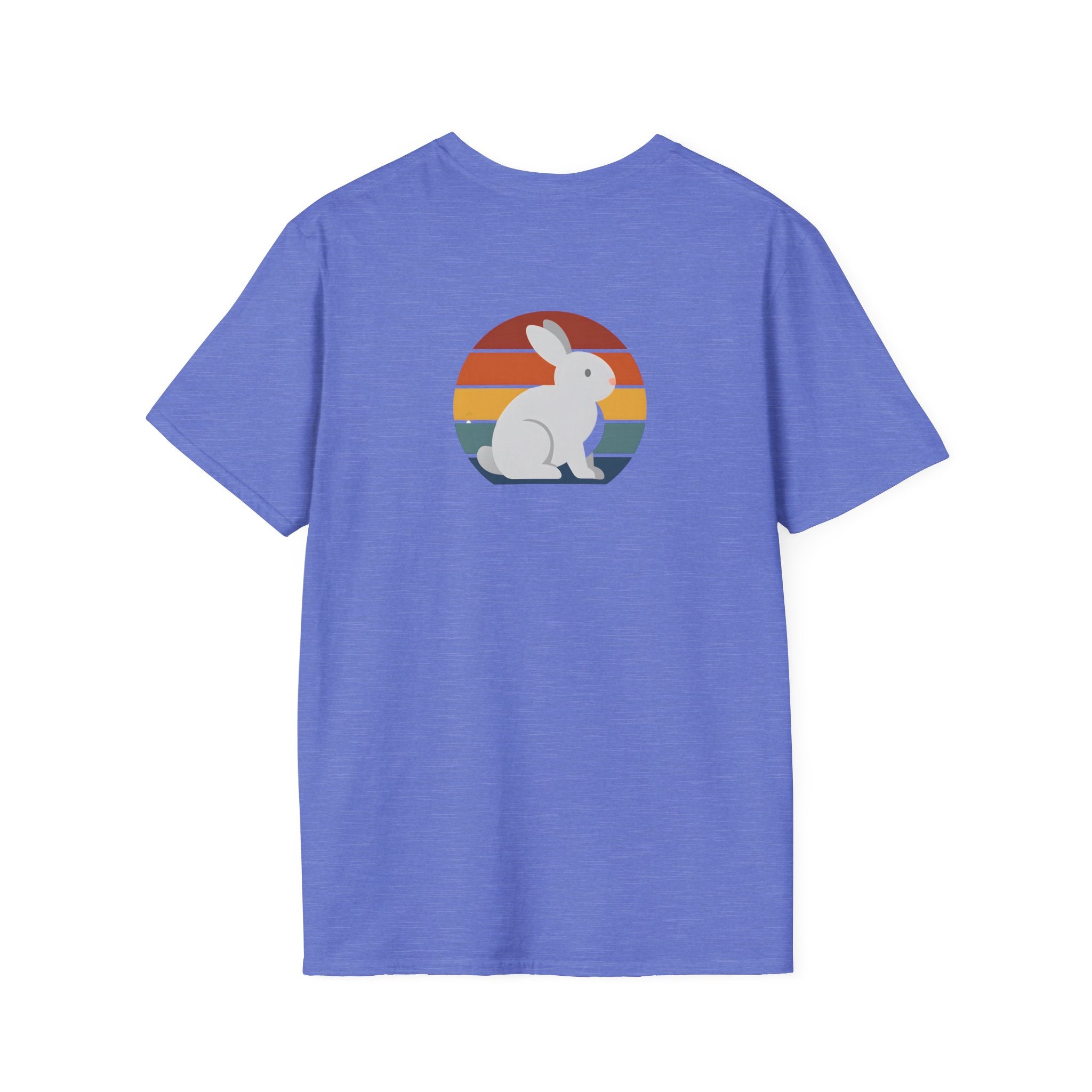 Rainbow striped rabbit T-Shirt