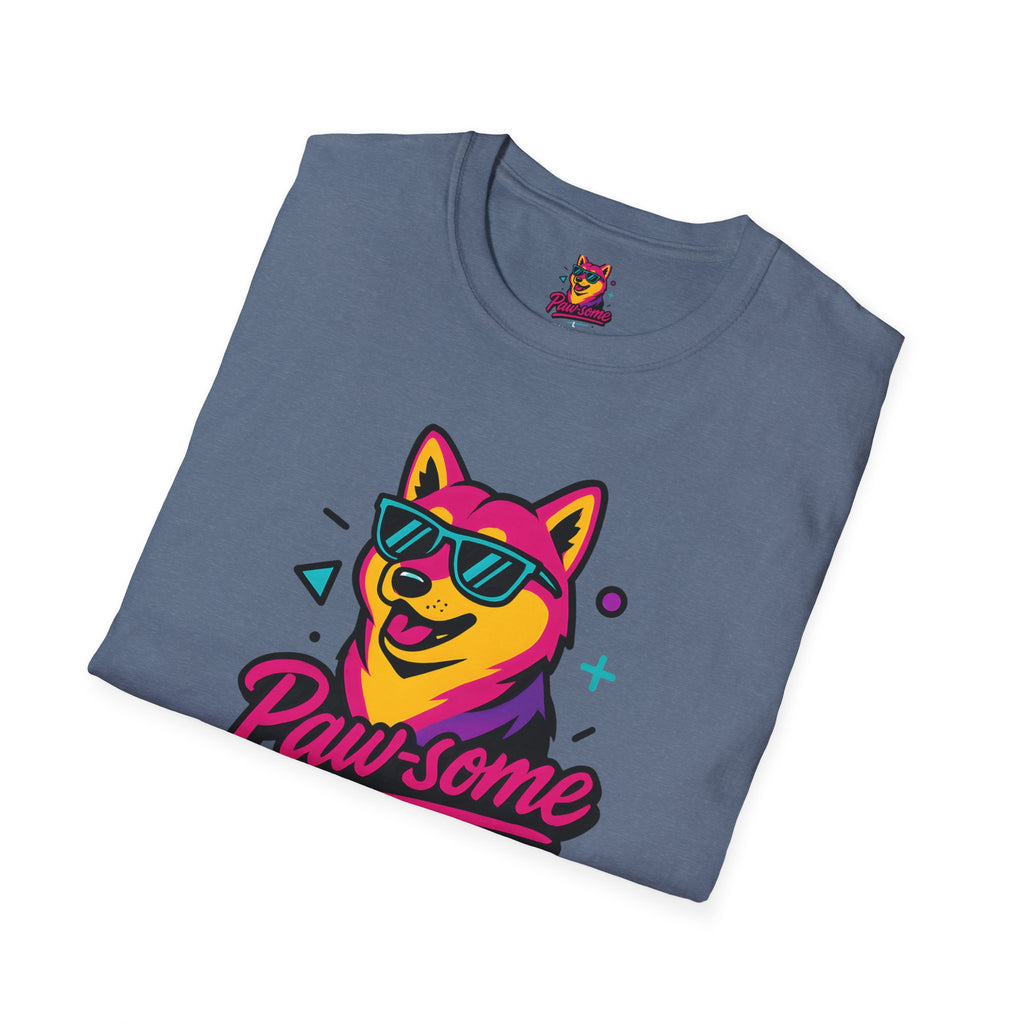Paw-some Neon Dog T-Shirt