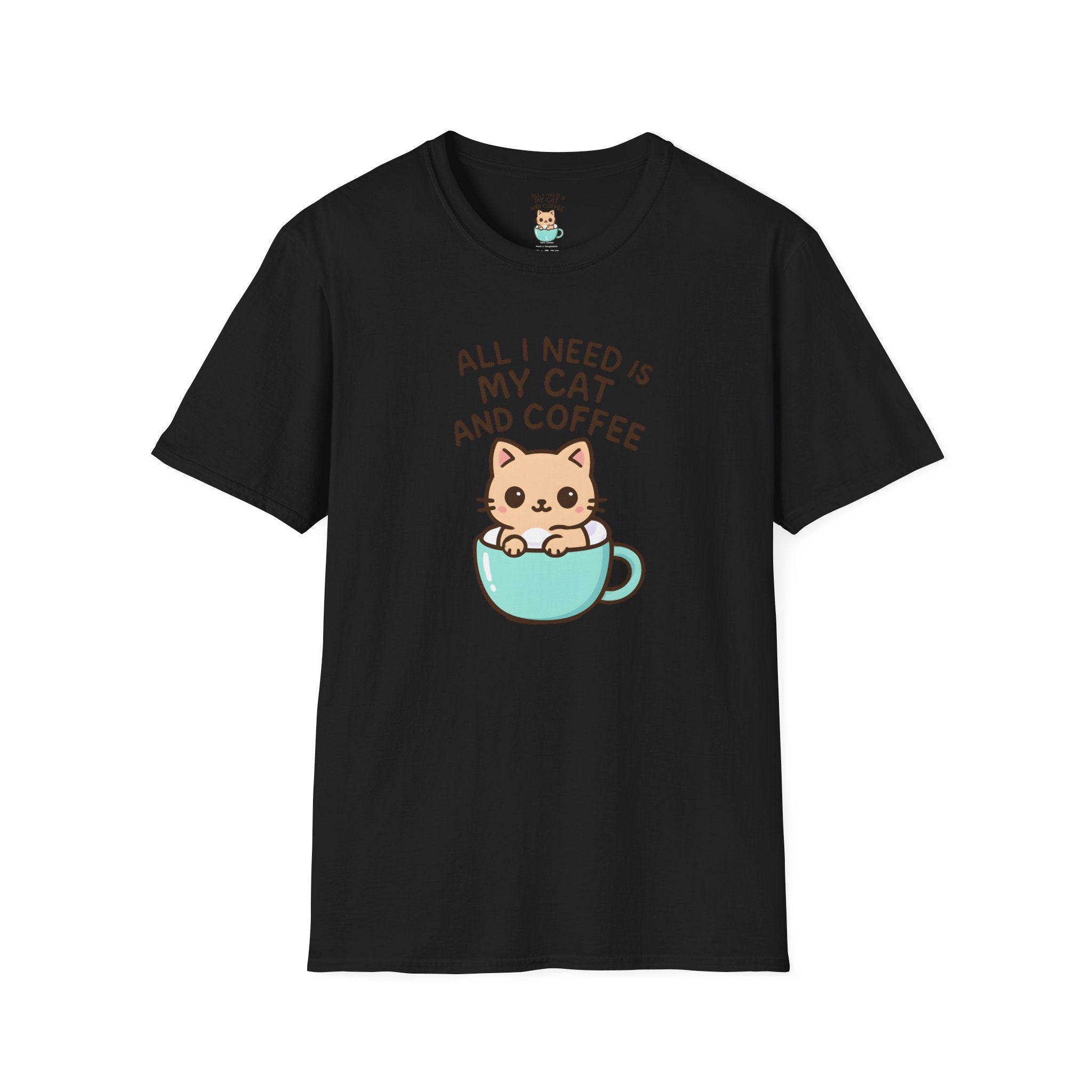 Cat in Coffee Cup T-Shirt