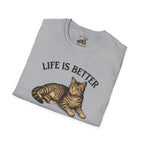 Cat With Slogan T-Shirt