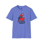 Parrot on Heart T-Shirt