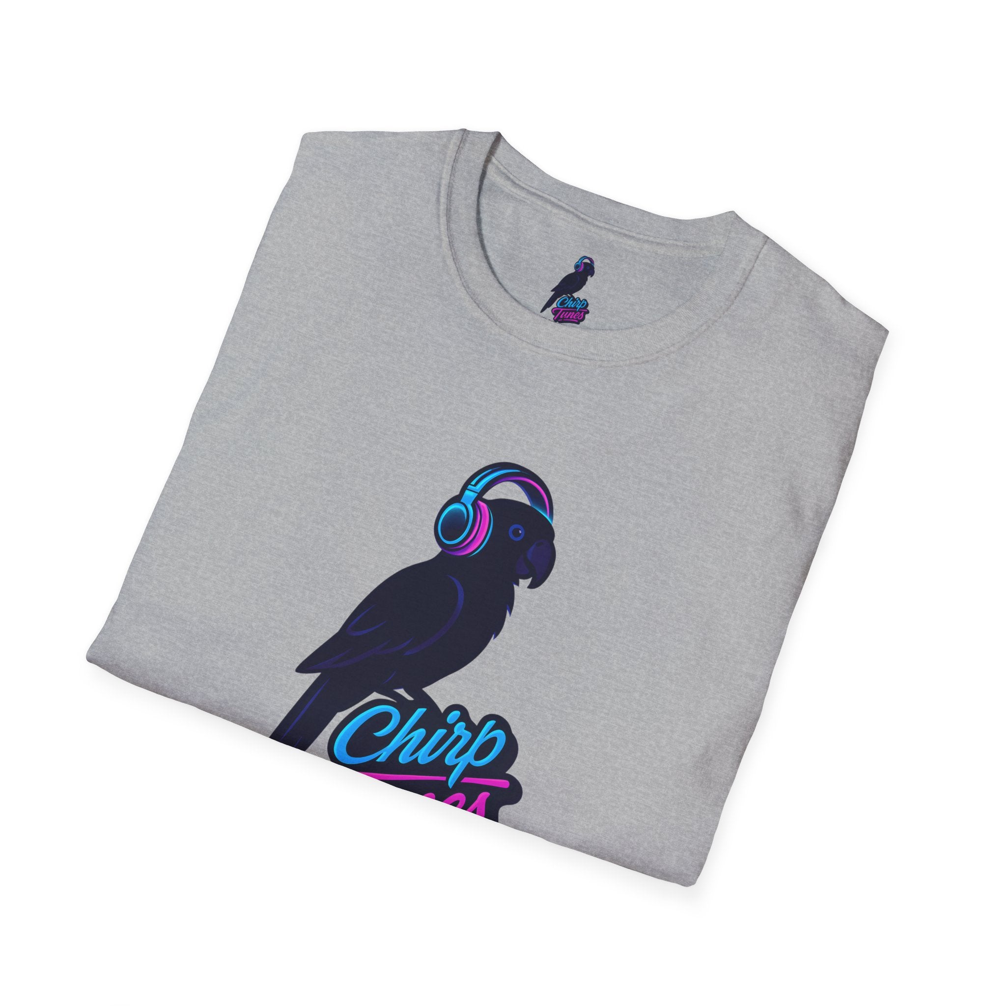 Chirp Tunes Neon Parrot T-Shirt