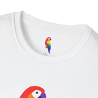 Colorful Parrot Illustration T-Shirt