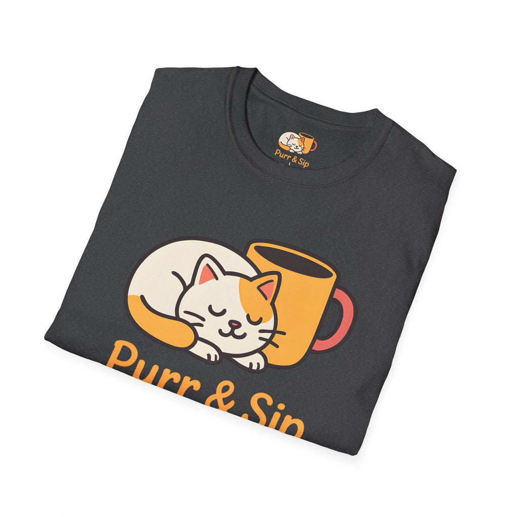 Purr and Sip Logo T-Shirt