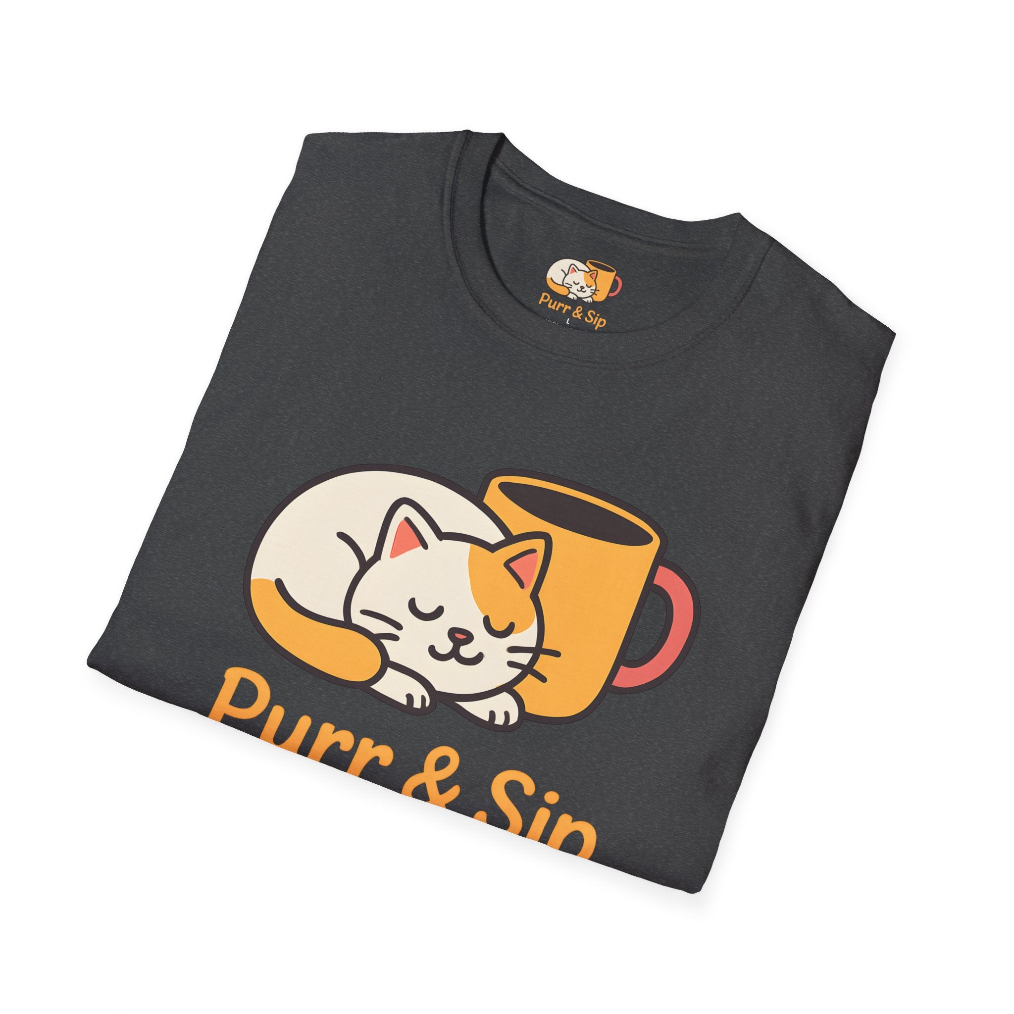 Purr and Sip Logo T-Shirt