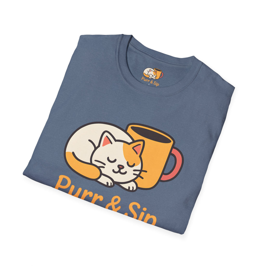 Purr and Sip Logo T-Shirt