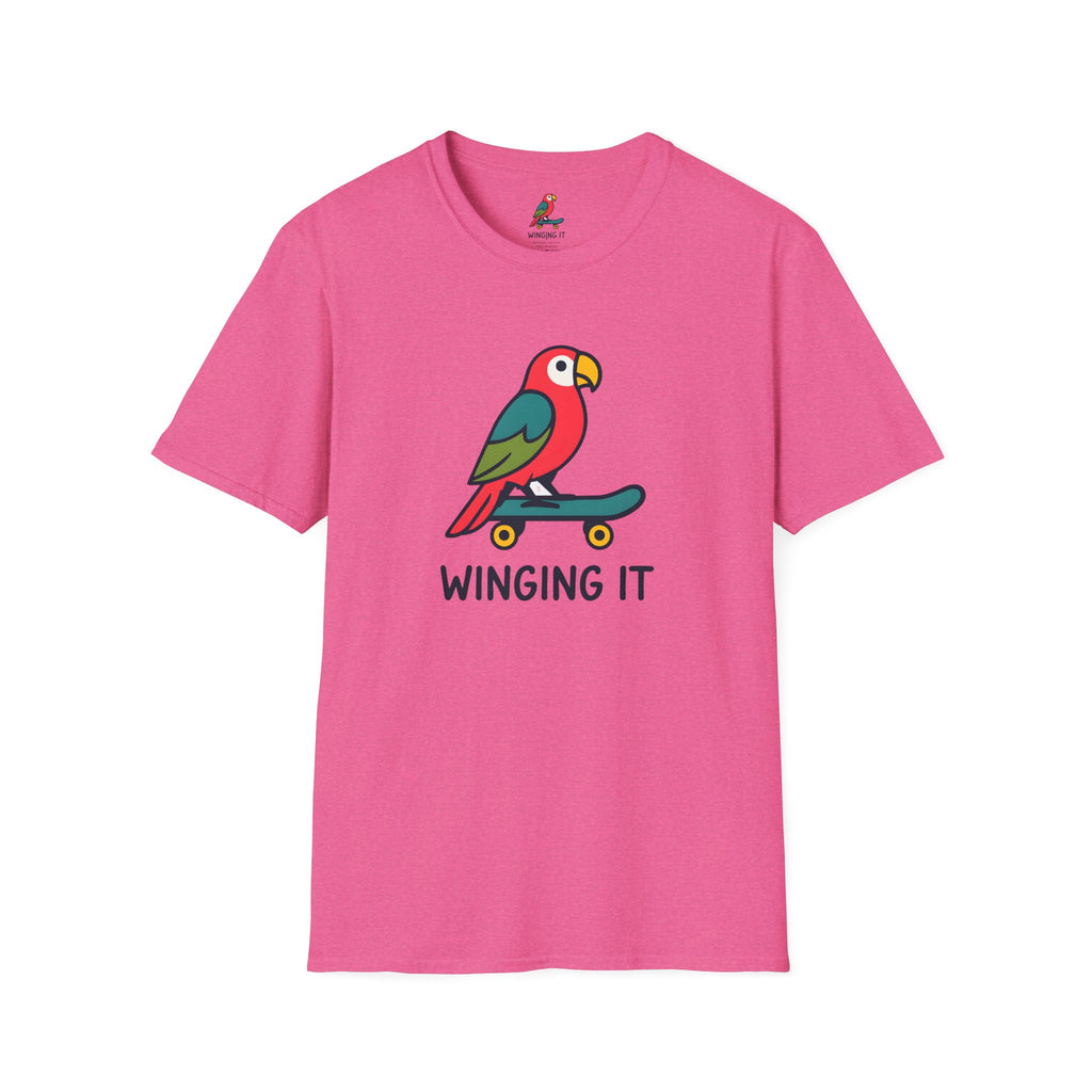 Parrot on skateboard T-Shirt