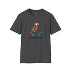 Parrot on skateboard T-Shirt