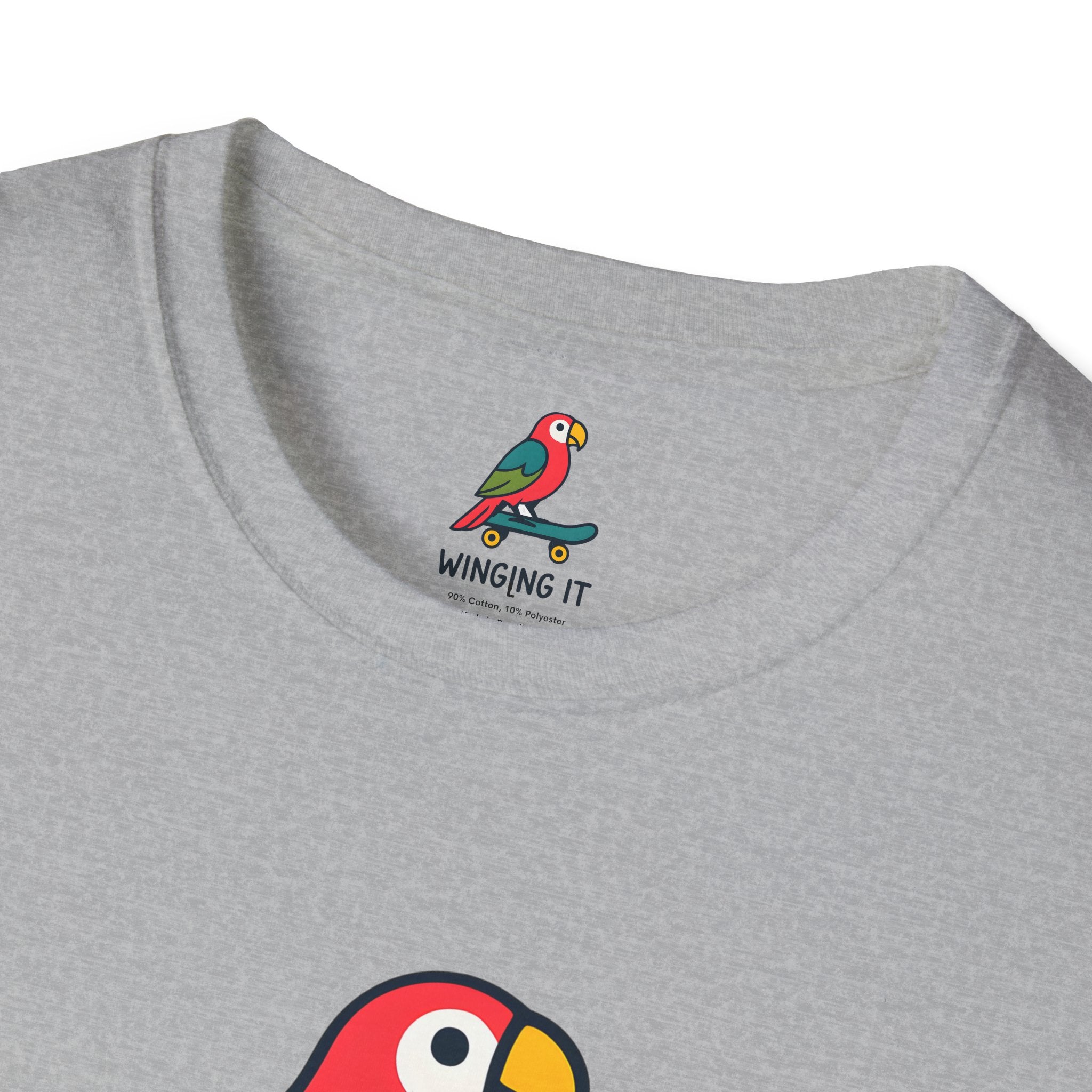 Parrot on skateboard T-Shirt