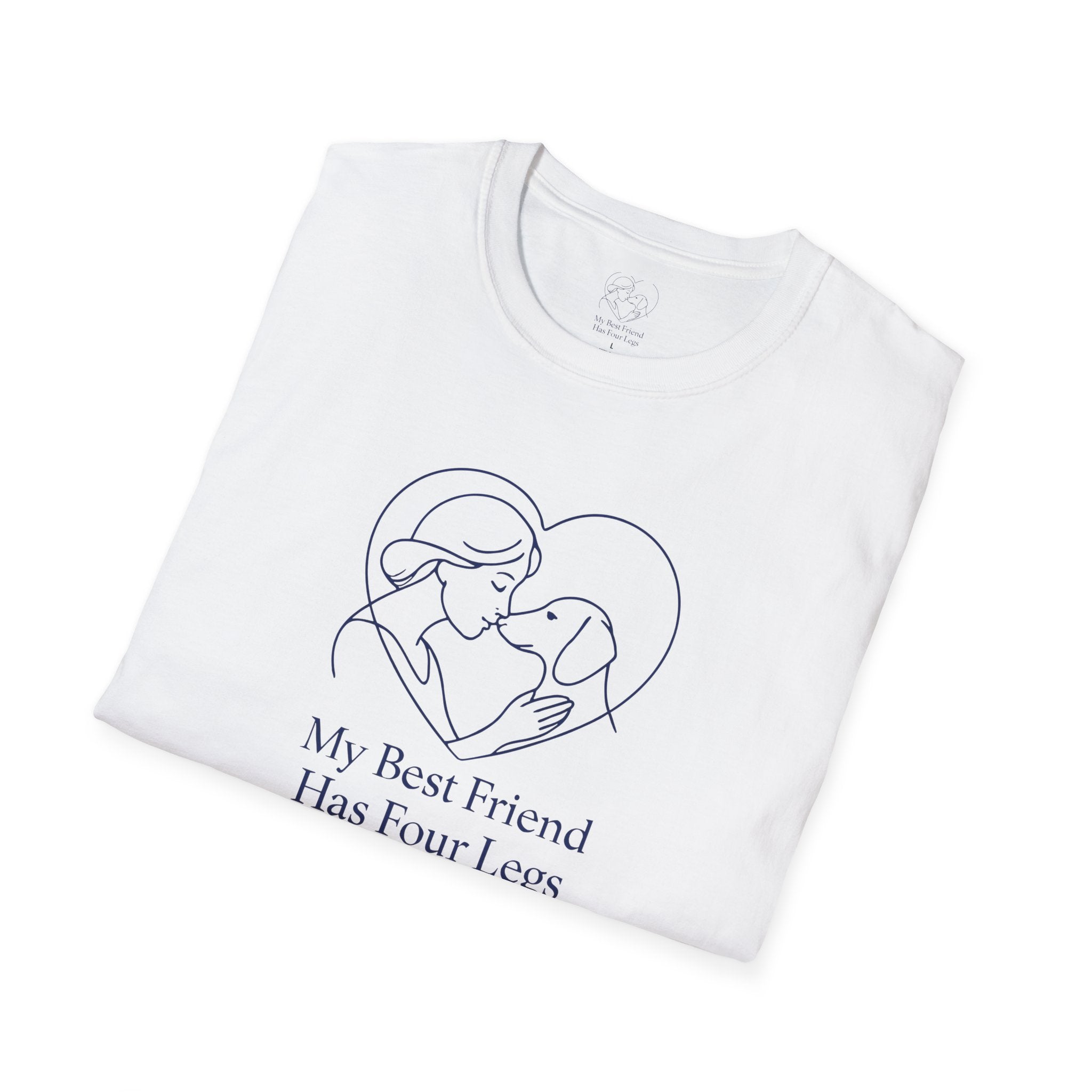 Dog and Woman Heart T-Shirt