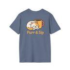 Purr and Sip Logo T-Shirt