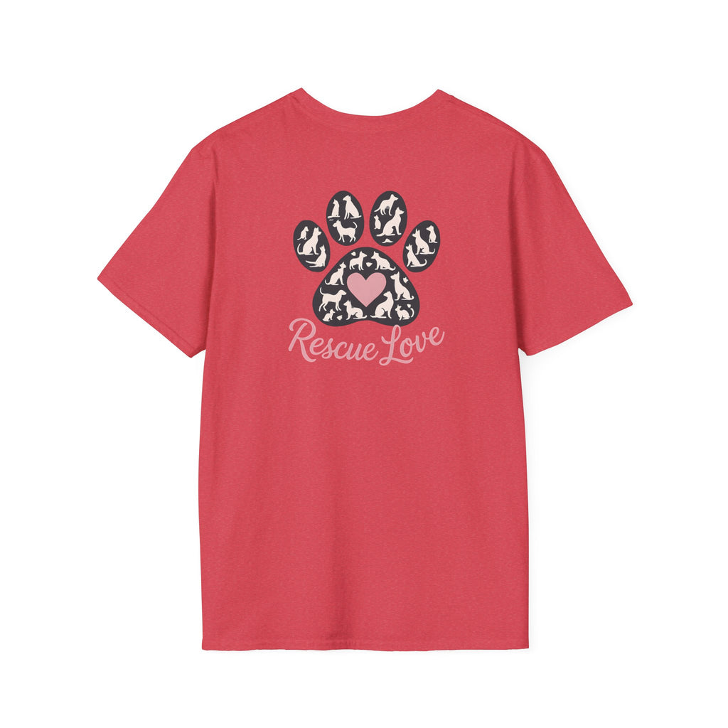 Rescue Love Paw Print T-Shirt