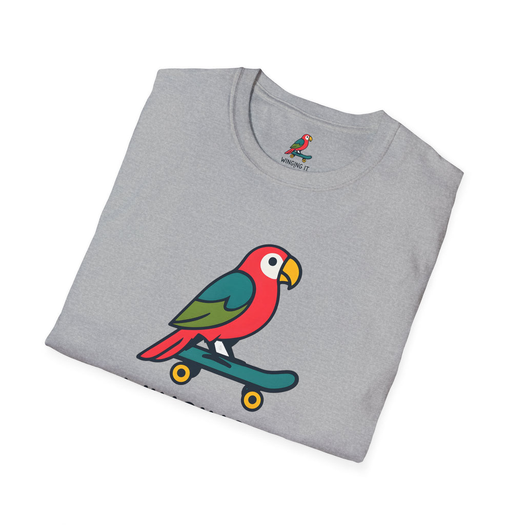 Parrot on skateboard T-Shirt