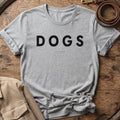 Dogs Unisex tee in Athletic Heather