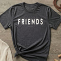 Friends Women's Cut tee in Black Frost