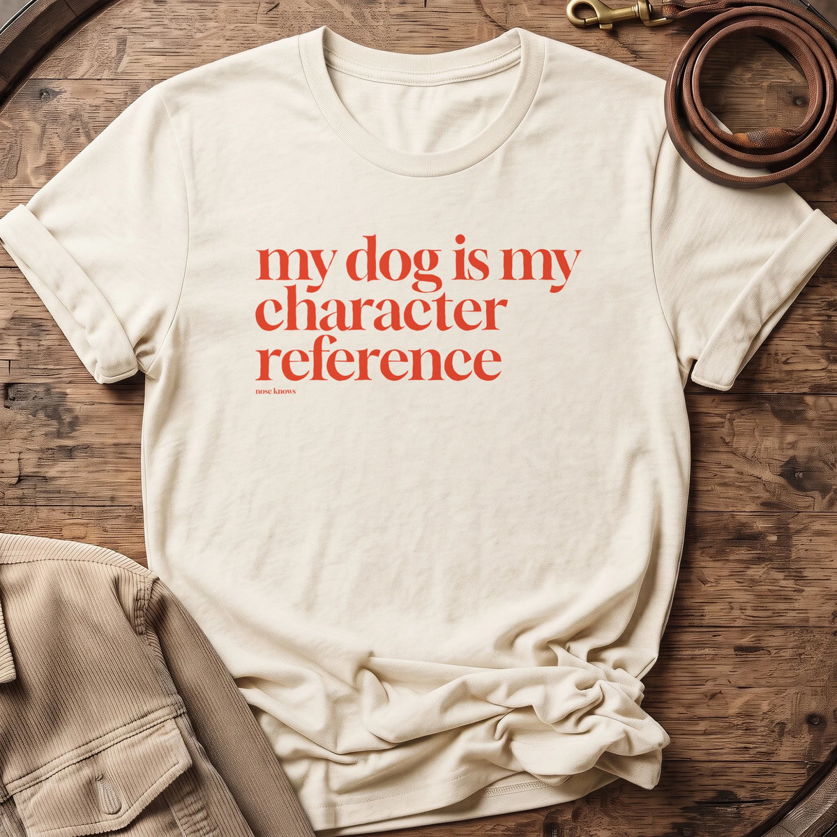 References Unisex tee in Vintage White